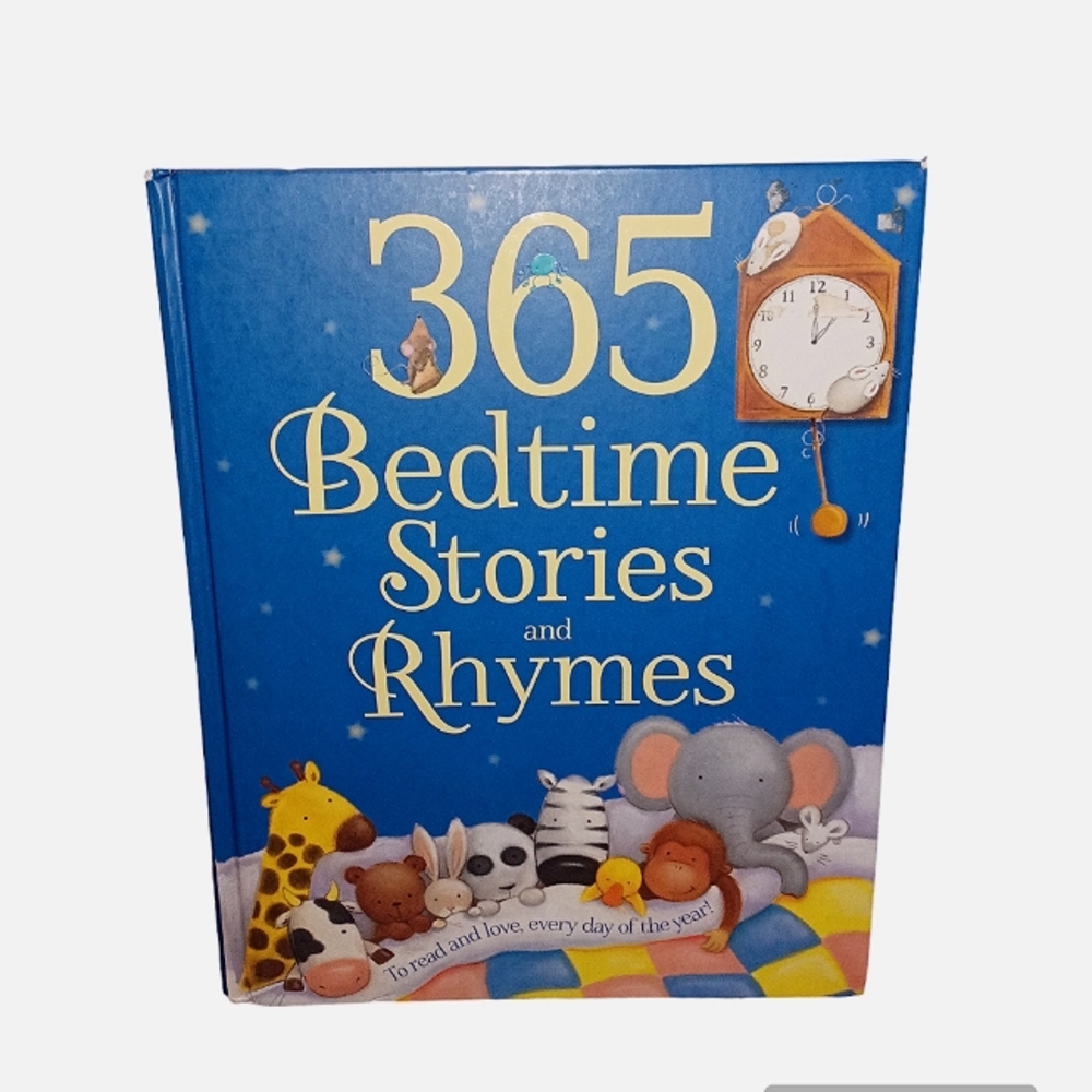 365 Bedtime Stories and Rhymes Hardcover Book